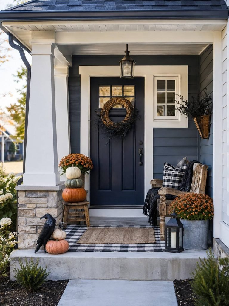 Stacked Pumpkin Stool