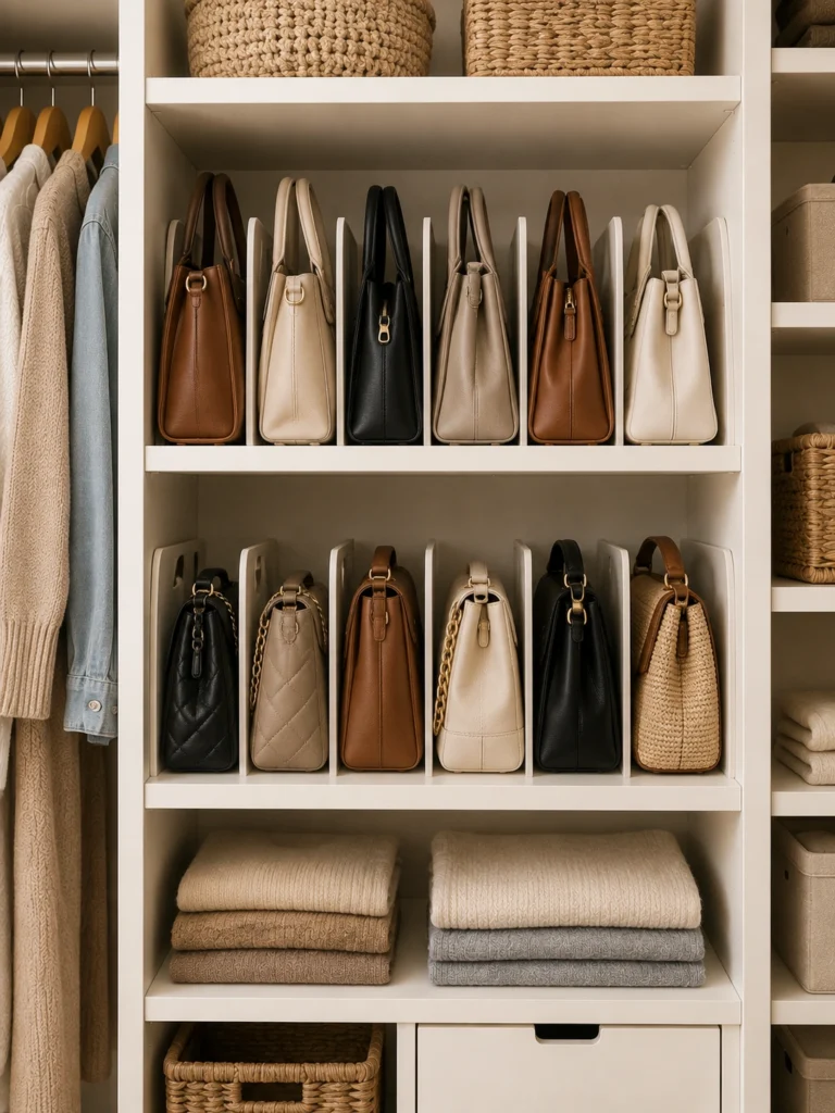 Store Handbags Upright
