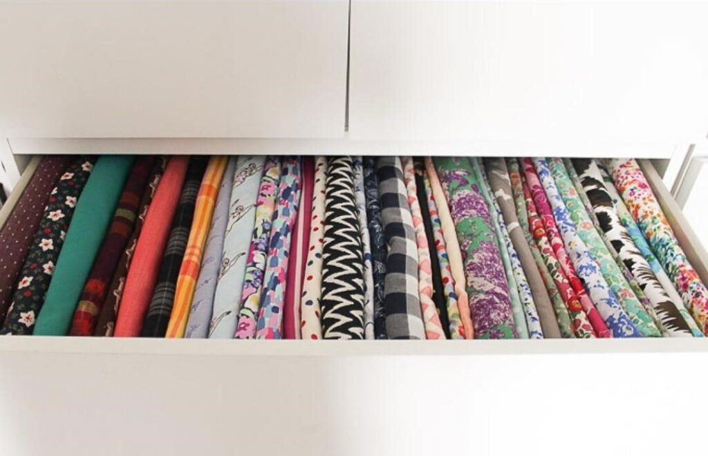 Turn Fabric Into a Small, Visible Library