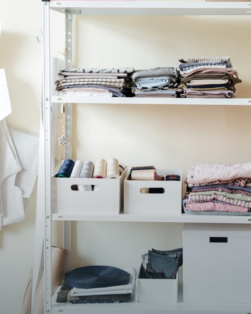 Use Adjustable Shelving Tracks
