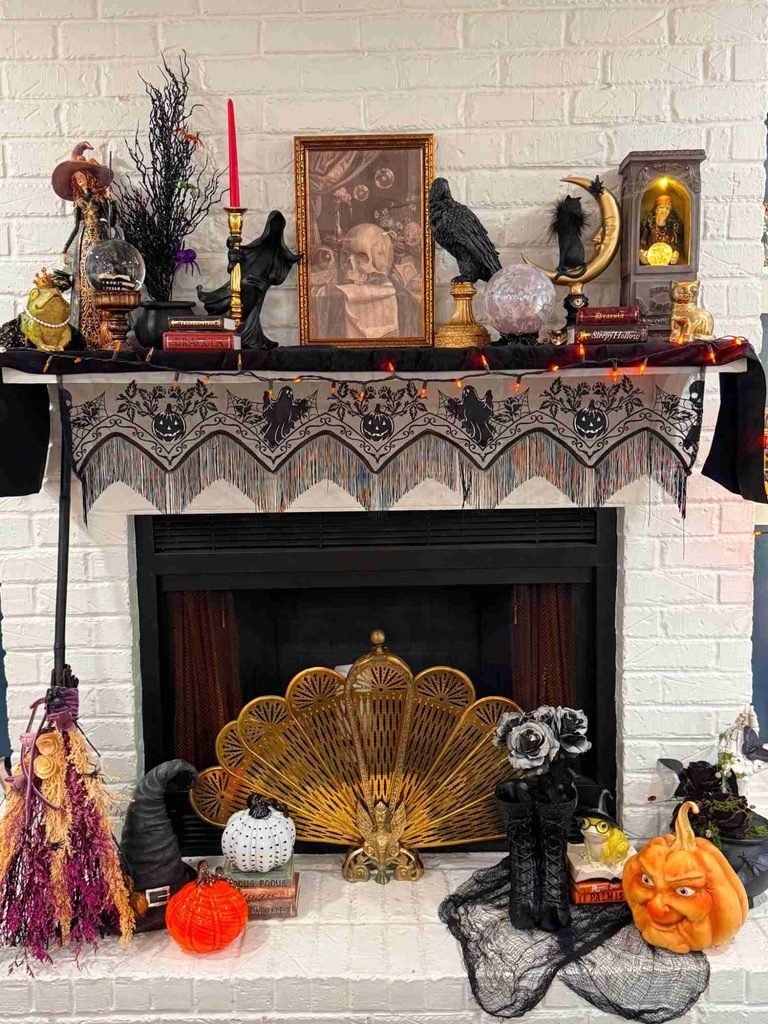 Witchy Collector Mantel