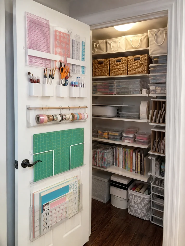 Build a Slim Tool Station on the Door