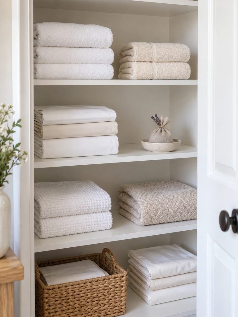 Linen Closet Organizing Ideas